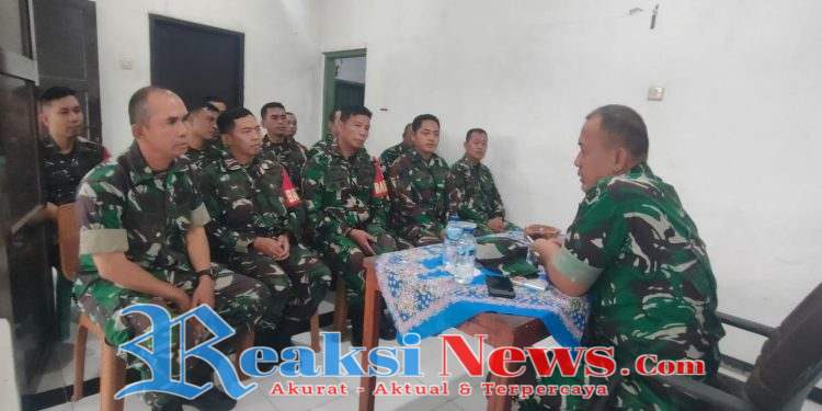 Dandim 0607/Kota Sukabumi Berikan Pengarahan kepada Anggota Koramil 0607-13/Cicurug