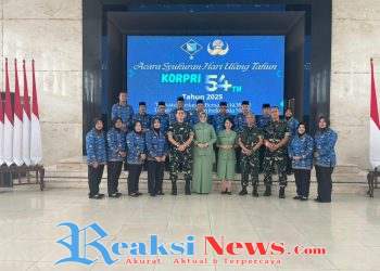 Dandim 0607/Kota Sukabumi Hadiri Syukuran HUT ke-54 Korpri di Korem 061/SK