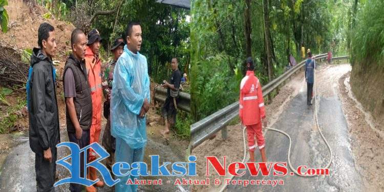 Camat Warungkiara Tinjau Lokasi Longsor dan Banjir, Akses Jalan Antar Desa Kembali Dibuka