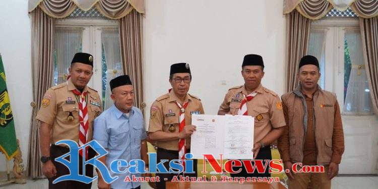 Ketua Kwarcab Kab Sukabumi Lantik Pengurus Mabisaka dan Pinsaka Adhyasta Pemilu