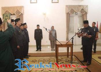Pelantikan Pejabat Eselon llb, Bupati Sukabumi, Tumbuhkan Budaya Kerja Yang Baik Optimalkan Layanan Publik