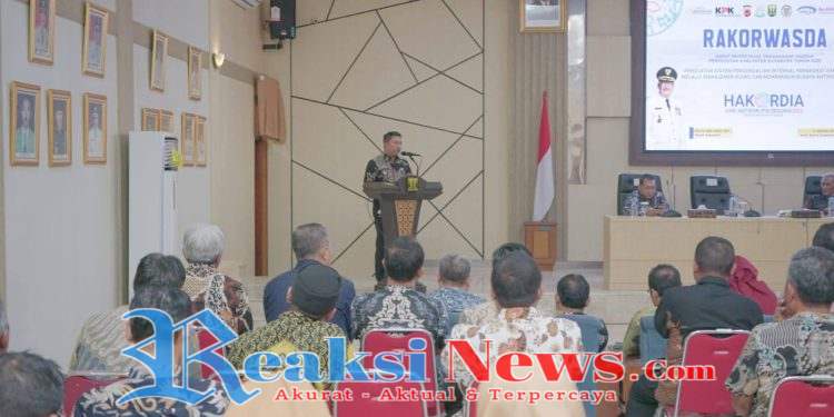 Rakorwasda, Wabup Tekankan Pengawasan Internal Sebagai Instrumen Penting Pemerintahan