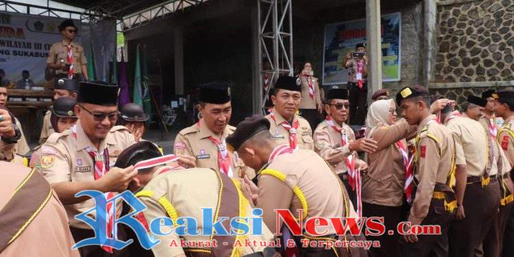 Sebanyak 1.051 Anggota Pramuka Dianugerahi Tanda Pramuka Garuda Oleh Ketua Kwarcab Kabupaten Sukabumi