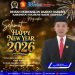 Teddy Setiadi Anggota DPRD Kab Sukabumi Fraksi Gerindra, Ucapkan Selamat Tahun Baru 2026