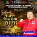 Raden Koesoemo Hutaripto, S.MB Anggota DPRD Kota Sukabumi Fraksi PDI-Perjuangan, Ucapkan Selamat Tahun Baru 2026