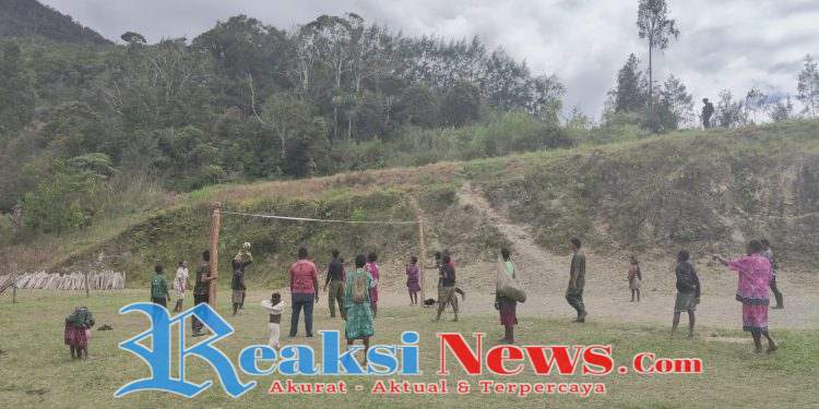 Jaya Sakti Menyapa. Olahraga Voli Bersama TK Atau Pos Maya, Semangat Kebersamaan Warga Ngagemba dan Ogeapa