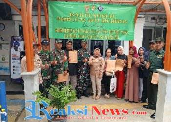 Kodim 0607/Kota Sukabumi Gelar Bakti Sosial Pembuatan Akte Kelahiran Dalam Rangka Hari Juang TNI AD 2025