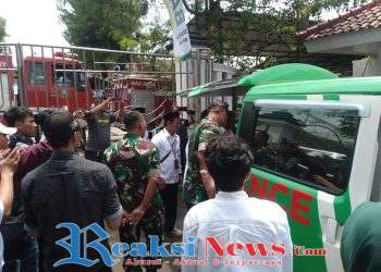 Dandim 0607/Kota Sukabumi Hadiri Penyerahan Bantuan Alat Kesehatan dan Ambulans dari Baznas RI dan AXA Insurance untuk Pemda Kabupaten Sukabumi