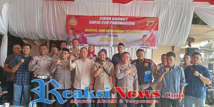 Pisah Sambut Kapolsek Parungkuda Kompol Aah Hermawan Resmi digantikan AKP Erwan