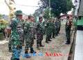 Danramil 2203/Warungkiara Kapten Inf Agus Rahman Pimpin Apel Siaga Pengamanan Natal dan Tahun Baru 2026