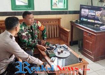 Danramil 2203/Warungkiara Kapten Inf Agus Rahman dan Kapolsek Warungkiara Koordinasikan Pengamanan Malam Tahun Baru 2026