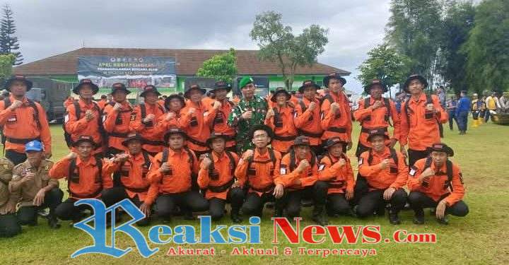 Relawan Mantab 03 Koramil 2203/Warungkiara Ikuti Apel Kesiapsiagaan di Kodim 0622/Kabupaten Sukabumi