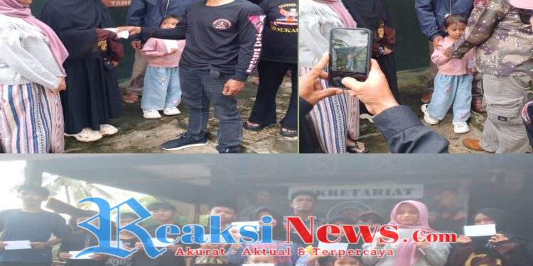 Momen Peringati Isra Mi’raj, PAC GRIB JAYA Cireunghas Gelar Santunan Anak Yatim dan Dhuafa