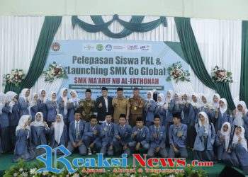 Launching SMK Go Global dan Lepas Prakerin, Wakil Bupati Sukabumi, Apresiasi SMK MA’Arif Nu Al Fathonah