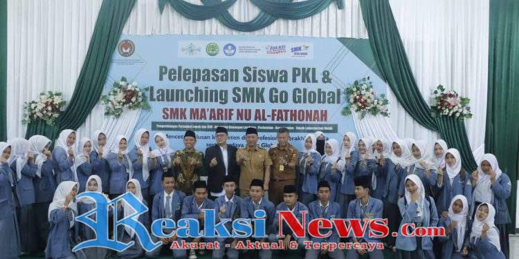 Launching SMK Go Global dan Lepas Prakerin, Wakil Bupati Sukabumi, Apresiasi SMK MA’Arif Nu Al Fathonah