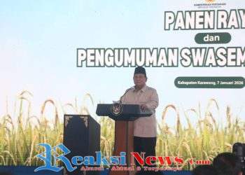 Dukung Sewasembada Pangan. Pemkab Sukabumi Menerima Penghargaan Presiden Republik Indonesia