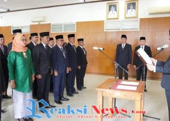 Sebanyak 21 Camat di Kabupaten Sukabumi, Dilantik Sebagai PPATS, Sekda Berikan Layanan Prima dan Profesional