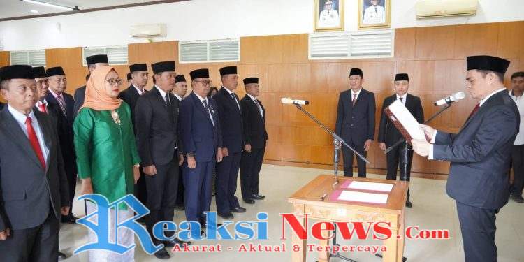Sebanyak 21 Camat di Kabupaten Sukabumi, Dilantik Sebagai PPATS, Sekda Berikan Layanan Prima dan Profesional