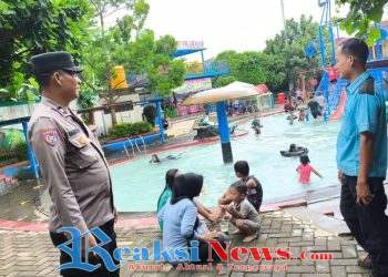 Wujudkan Rasa Aman, Polsek Baros tingkatkan kenyamanan pengunjung Pilar Mas