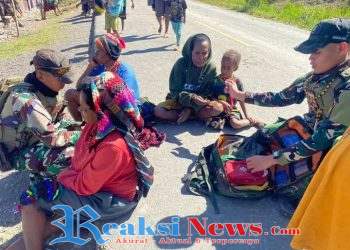 Satgas Yonif 112/DJ hadirkan Layanan Kesehatan Gratis Keliling bagi Warga Puncak Jaya