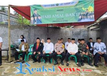 Serka Didik Susanto Koramil 2203/Warungkiara Hadiri Peringatan Hari Amal Bakti ke-80 Kemenag di Bantargadung