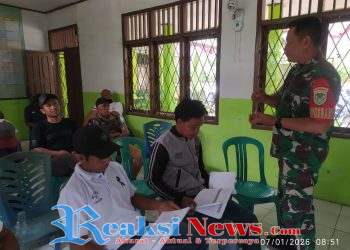 Peltu Andi Danpos Bantargadung Koramil 2203/Warungkiara Berikan Pengarahan kepada Kelompok Tani se-Kecamatan Bantargadung