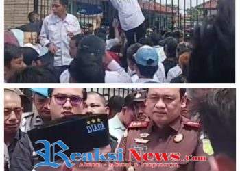 Ratusan Demonstran Geruduk Kejaksaan Negeri Cibadak” Tagih Janji Penuntasan Kasus Korupsi Di Kabupaten Sukabumi”