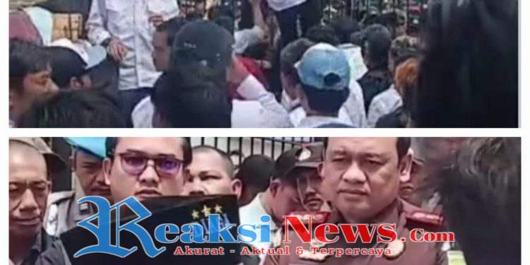 Ratusan Demonstran Geruduk Kejaksaan Negeri Cibadak” Tagih Janji Penuntasan Kasus Korupsi Di Kabupaten Sukabumi”