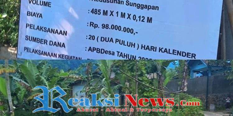 Proyek Betonisasi Desa Bojong Sukabumi: Desa Berusaha Optimalisasi Anggaran, Disesuaikan dengan Kebutuhan Masyarakat