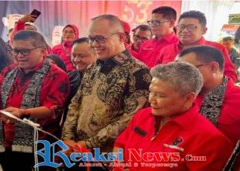 Hasto Sekjen PDIP dan Ayep Zaki Walikota Sukabumi hadiri Acara Peresmian Klinik Waluya Sejati Abadi