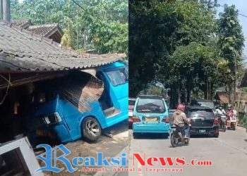 Angkot Cikembar – Sukabumi, Seruduk Rumah Warga, Diduga Sopir Ngantuk, Ini Penjelasannya