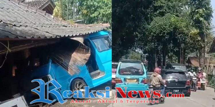 Angkot Cikembar – Sukabumi, Seruduk Rumah Warga, Diduga Sopir Ngantuk, Ini Penjelasannya