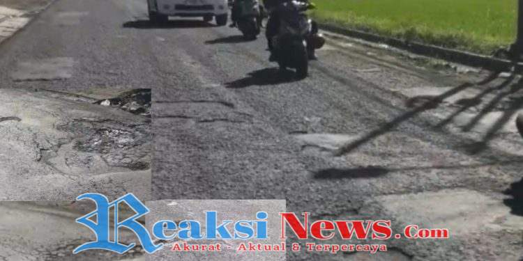Pengendara Keluhkan Jalan Pelabuhan ll Wilayah Kecamatan Lembursitu yang Berlubang