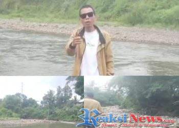 Jebolnya 100 Meter, Bibir Sungai Cipelang Gunung Guruh siapa yang bertanggung jawab ? Deni eks pemilik lahan tambang selalu menghilang. UPTD PSDA WS Cisadea – Cibareno sulit ditemui