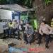 Patroli Malam Hari. Polsek Baros Berikan Himbauan Kamtibmas