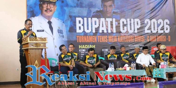 Ratusan Atlet Ikuti Turnamen Tenis Meja Bupati Cup 2026, Kuatkan Silaturahmi dan Pembinaan