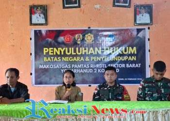 Satgas Pamtas Yonarhanud 2 Kostrad Gelar Penyuluhan Hukum di Perbatasan, Tingkatkan Pengetahuan Masyarakat