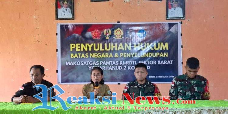 Satgas Pamtas Yonarhanud 2 Kostrad Gelar Penyuluhan Hukum di Perbatasan, Tingkatkan Pengetahuan Masyarakat