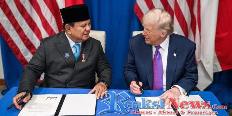 Presiden Prabowo dan Presiden Trump Teken Perjanjian Timbal Balik Bersejarah, Tonggak Baru Aliansi Ekonomi RI-AS