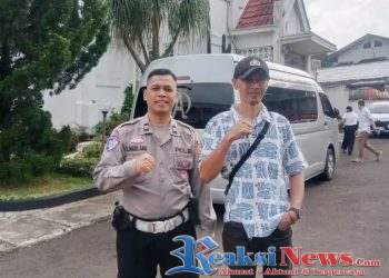 Minggu Kasih, Polsek baros berikan rasa aman jema’at gereja sidang kristus