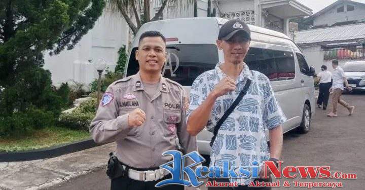 Minggu Kasih, Polsek baros berikan rasa aman jema’at gereja sidang kristus