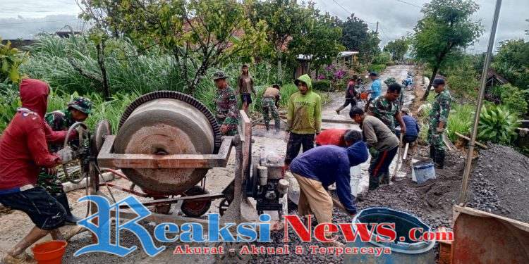 Sehari Pasca Pembukaan, Anggota Satgas TMMD Reguler 127 Kodim 0728/Wonogiri Langsung Tancap Gas