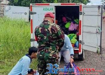 Serka Enceng Setiawan Babinsa Sukaharja Koramil 2203/Warungkiara Monitoring Penyaluran MBG di Bulan Ramadhan