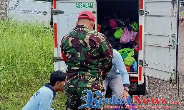 Serka Enceng Setiawan Babinsa Sukaharja Koramil 2203/Warungkiara Monitoring Penyaluran MBG di Bulan Ramadhan