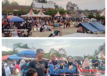 Sambut Puasa Karang Taruna Kecamatan Caringin Gelar Pasar Ramadhan