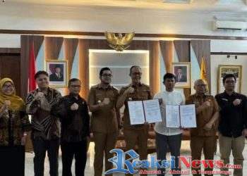 Ketua DPRD Kota Sukabumi, Menghadiri Undangan Penandatanganan Nota Kesepakatan Sinergitas Penguatan Demokrasi dari KPU Kota Sukabumi