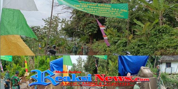 TMMD 127 Sukabumi Hampir Rampung, Pembuatan Prasasti Titik Nol Jadi Penanda Sejarah