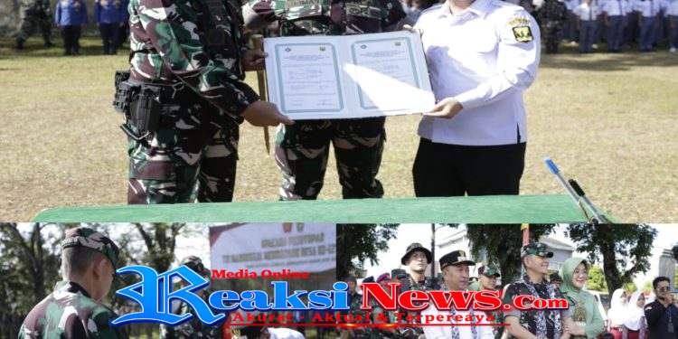 Resmi Ditutup Danrem 061/SK, TMMD Ke-127 Hadirkan Infrastruktur Baru untuk Warga parakanlima