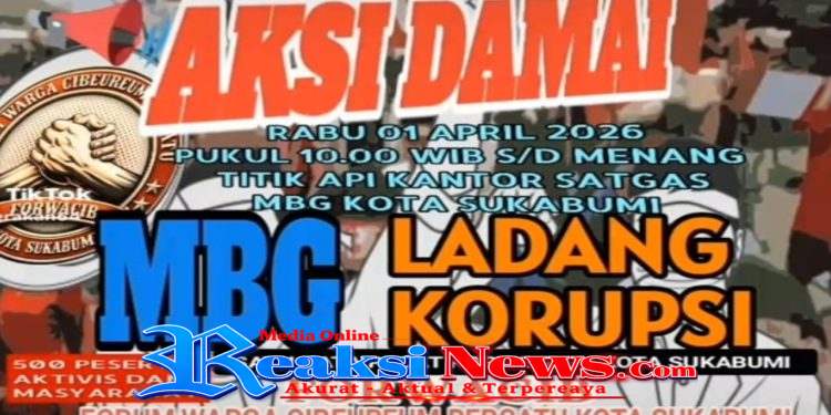 Bocor!!! Rencana UNRAS FORWACIB yang akan digelar Rabu 01/04/26 di Balai Kota Sukabumi : Tuding Korwil BGN terindikasi lakukan Pungli Rp. 7 juta – 8 juta per Dapur. Cek Faktanya?
