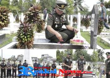 Kasdim 0607/Kota Sukabumi Wakili Dandim Hadiri Ziarah Rombongan HUT ke-112, Berlangsung Khidmat